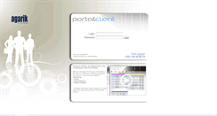 Desktop Screenshot of portailclient.agarik.com